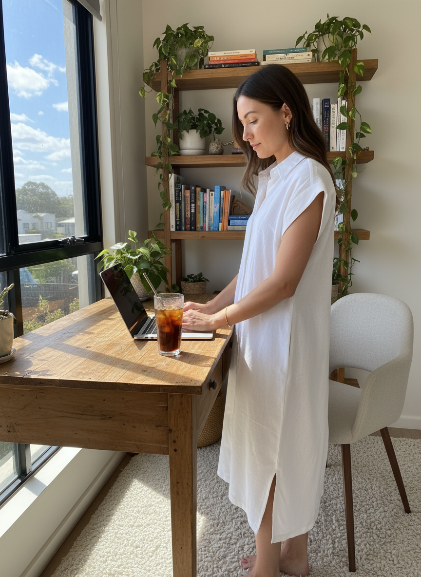 Wildalaya Hemp Shirt Dress - Eco-friendly Earth Style