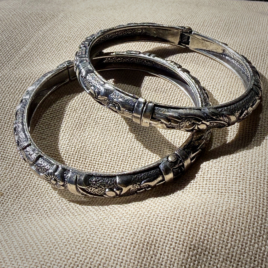 Oxidised Adjustable Bangles