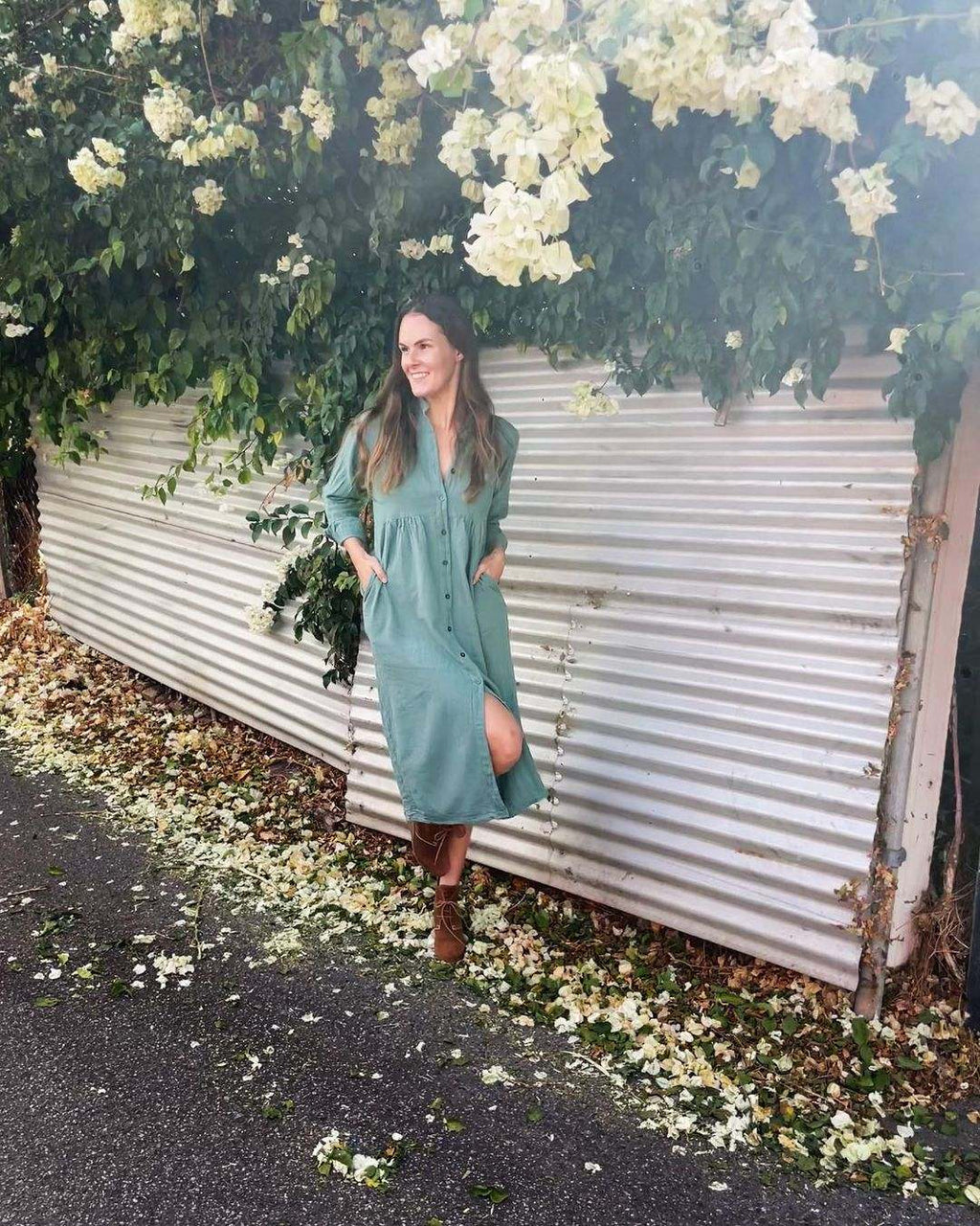 Sea Hemp Shirt Dress - Wildalaya Hemp