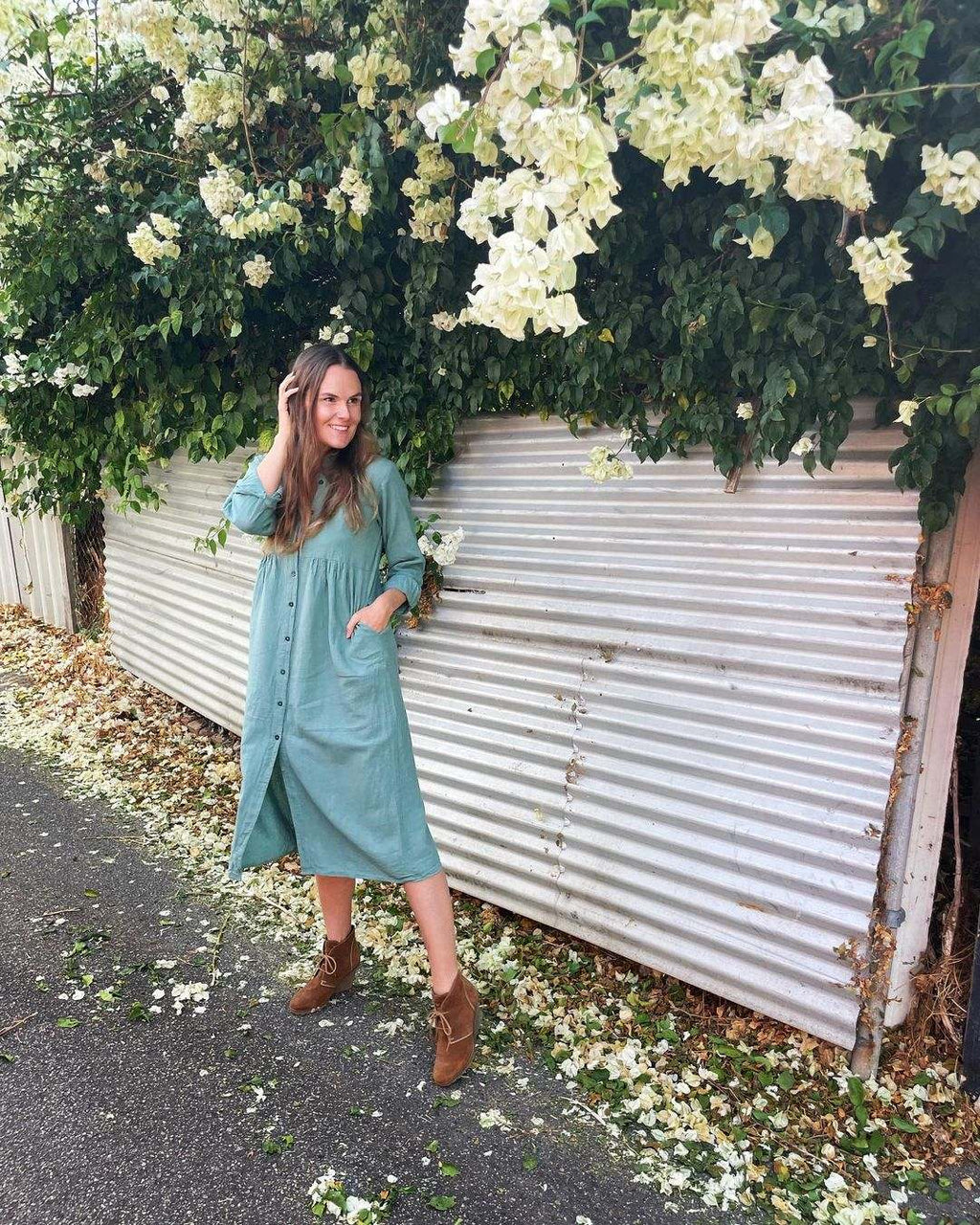 Sea Hemp Shirt Dress - Wildalaya Hemp