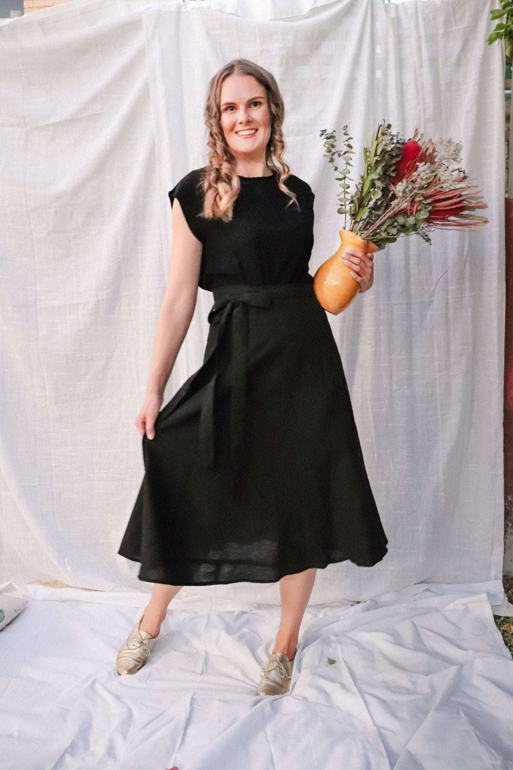 Wildalaya Hemp Wrap Skirt (Loop - Free Size)
