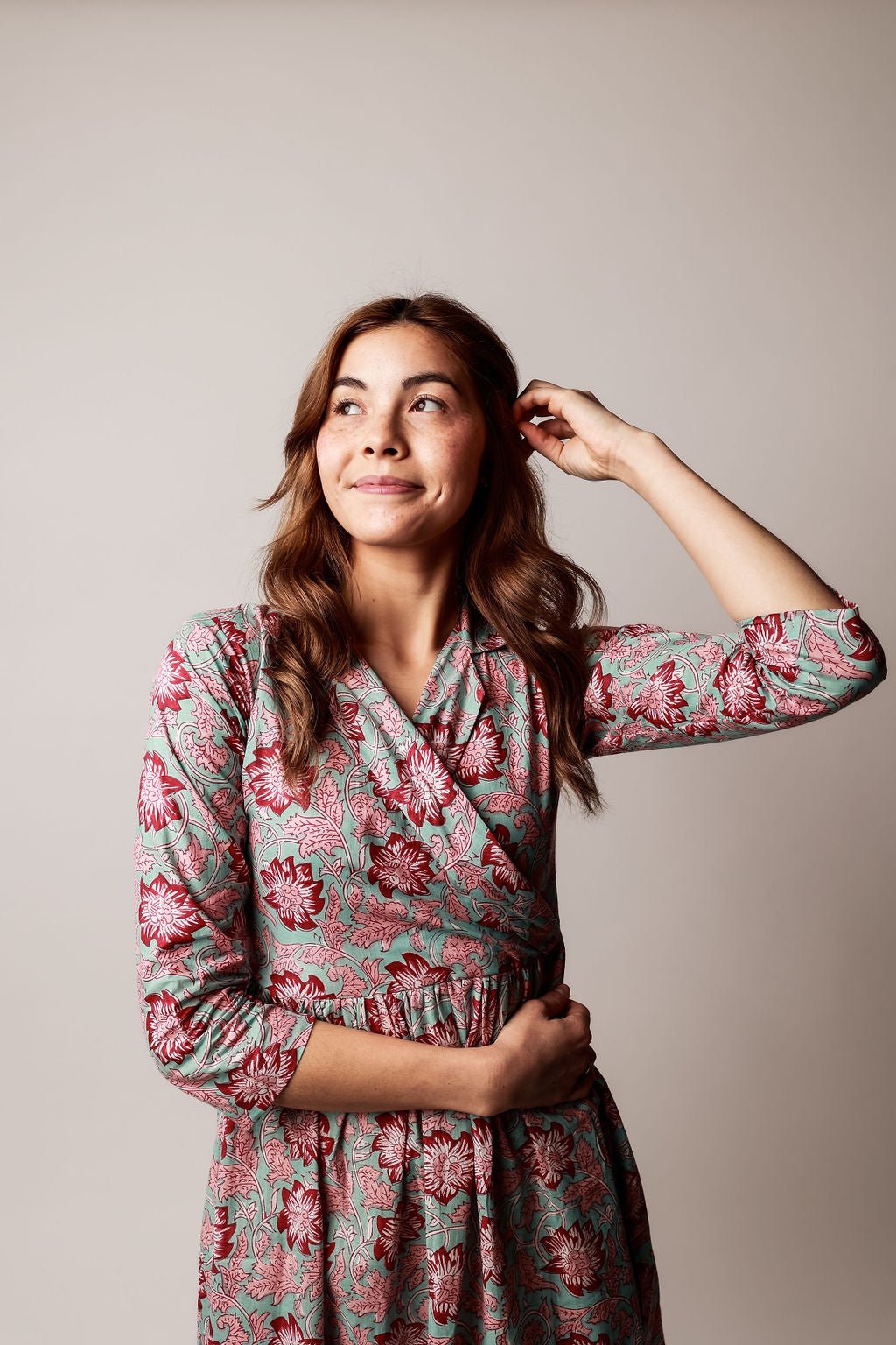 Bagh Handblock Printed Dress - Wildalaya