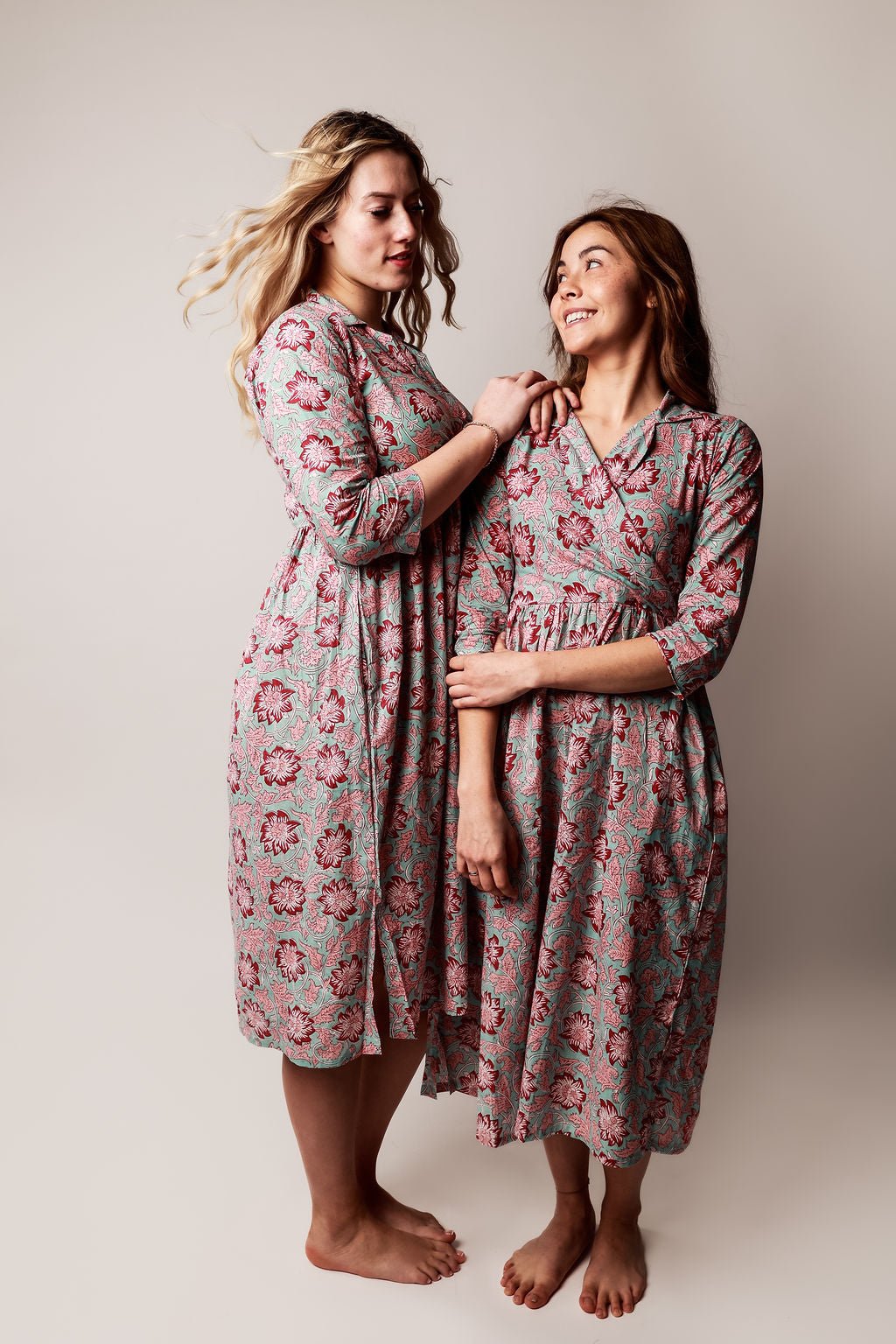 Bagh Handblock Printed Dress - Wildalaya