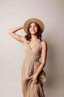 Hemp Wrap Dress – Cottage Wedding Theme Dress